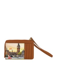 YNOT YESBAG Portcard plat cu fermoar și m&acirc;ner floare galbenă - Portofele femei - 3