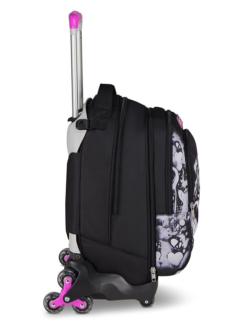 PLUMPY LINE GIRL Rucsac tip troler cu două fețe negru - Rucsacuri cu role