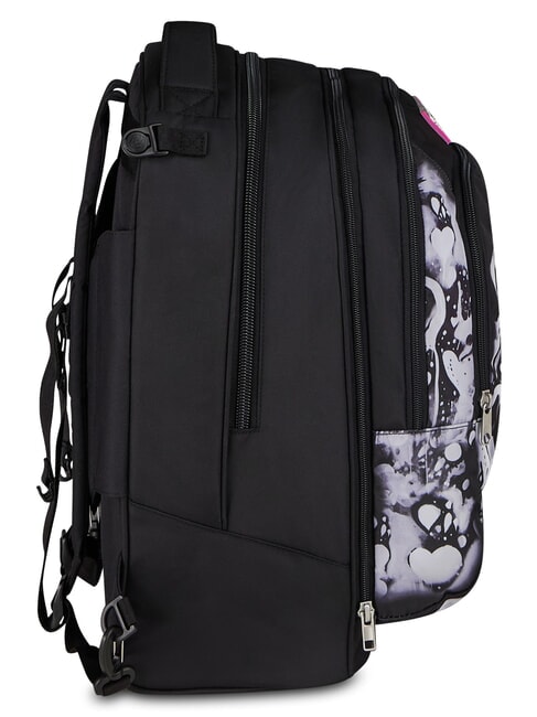 PLUMPY LINE GIRL Rucsac tip troler cu două fețe negru - Rucsacuri cu role