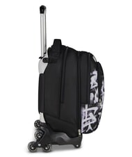 SEVEN PLUMPY LINE BOY Rucsac dublu cu troler negru - Rucsacuri cu role - 6
