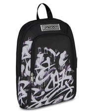 SEVEN PLUMPY LINE BOY Rucsac dublu cu troler negru - Rucsacuri cu role - 8