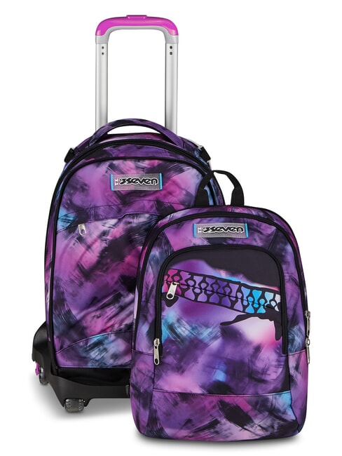 PINK FUSION Rucsac detașabil tip troler Trandafir - Rucsacuri cu role