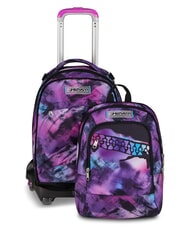 SEVEN PINK FUSION Rucsac detașabil tip troler Trandafir - Rucsacuri cu role - 2