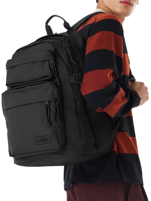 DOUBLE PRO Rucsac pentru laptop de 15,6". BLACK - Rucsacuri pentru școală și timp liber