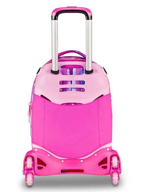JOYFUL PINS GIRL Rucsac tip troler 3 &icirc;n 1 fuxiafluo - Rucsacuri cu role