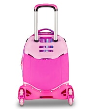 SJGANG JOYFUL PINS GIRL Rucsac tip troler 3 &icirc;n 1 fuxiafluo - Rucsacuri cu role - 4
