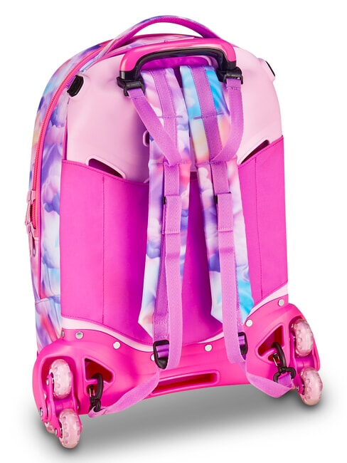 JOYFUL PINS GIRL Rucsac tip troler 3 &icirc;n 1 fuxiafluo - Rucsacuri cu role