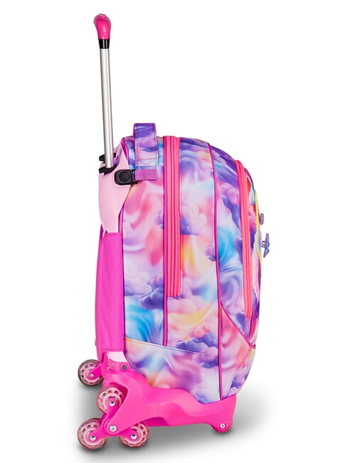 JOYFUL PINS GIRL Rucsac tip troler 3 &icirc;n 1 fuxiafluo - Rucsacuri cu role