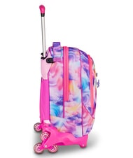 SJGANG JOYFUL PINS GIRL Rucsac tip troler 3 &icirc;n 1 fuxiafluo - Rucsacuri cu role - 7