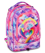SJGANG JOYFUL PINS GIRL Rucsac tip troler 3 &icirc;n 1 fuxiafluo - Rucsacuri cu role - 8
