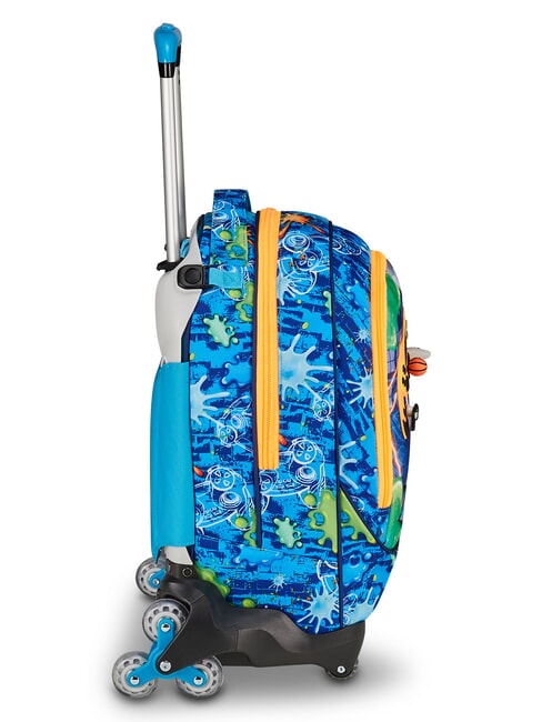 JOYFUL PINS BOY  BLUE PRINT - Rucsacuri cu role