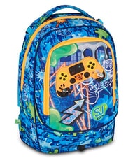SJGANG JOYFUL PINS BOY  BLUE PRINT - Rucsacuri cu role - 7