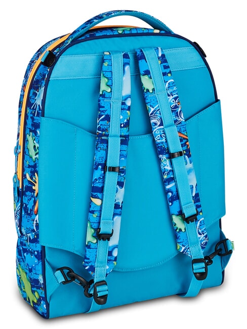 JOYFUL PINS BOY  BLUE PRINT - Rucsacuri cu role