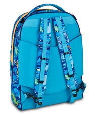 SJGANG JOYFUL PINS BOY  BLUE PRINT - Rucsacuri cu role - 8
