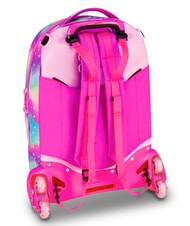 SJGANG SOFT POUCH GIRL Rucsac tip trolei, detașabil păpușă roz - Rucsacuri cu role - 4