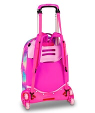 SJGANG SOFT POUCH GIRL Rucsac tip trolei, detașabil păpușă roz - Rucsacuri cu role - 5