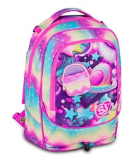 SJGANG SOFT POUCH GIRL Rucsac tip trolei, detașabil păpușă roz - Rucsacuri cu role - 7