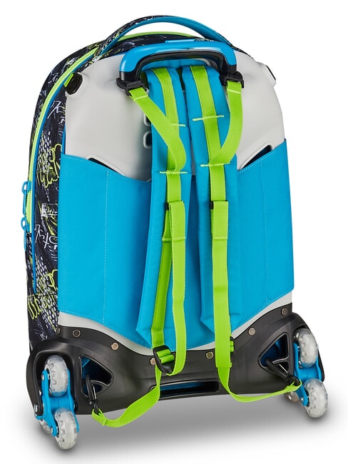 SOFT POUCH BOY Rucsac tip troler 3 &icirc;n 1 negru - Rucsacuri cu role
