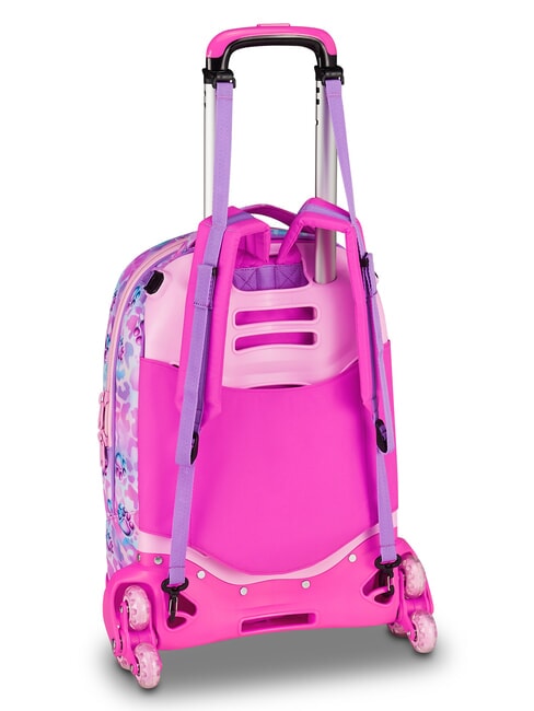 GLOWCAT Rucsac cu troler, detașabil liliac moale - Rucsacuri cu role