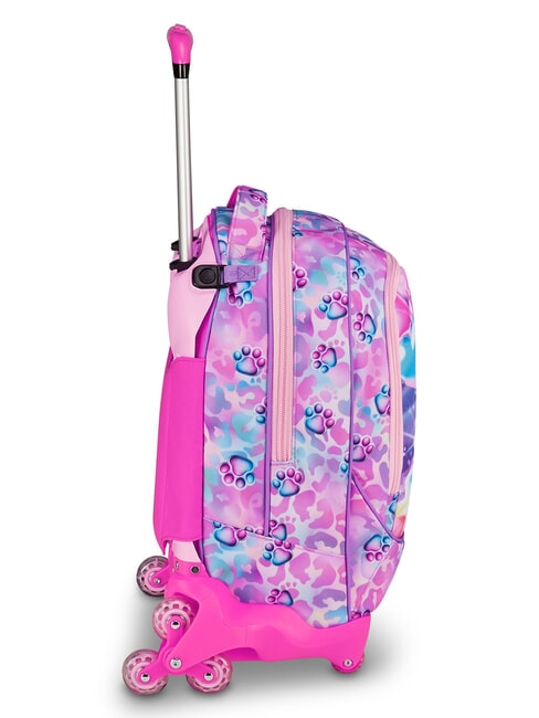 GLOWCAT Rucsac cu troler, detașabil liliac moale - Rucsacuri cu role