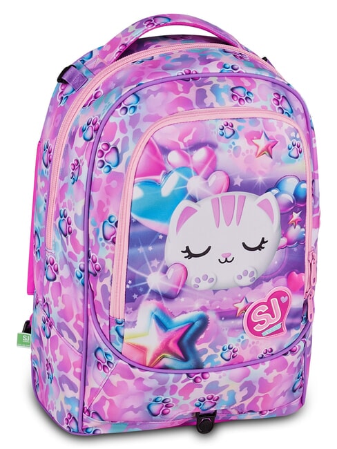 GLOWCAT Rucsac cu troler, detașabil liliac moale - Rucsacuri cu role