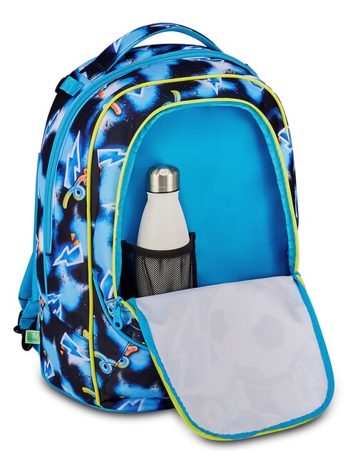 GLOWGAME Rucsac cu cărucior galben fluorescent - Rucsacuri cu role