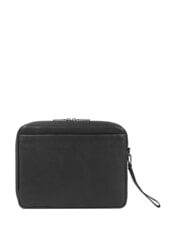 PIQUADRO S129 Geantă de m&acirc;nă din piele negru - Genți femei - 2