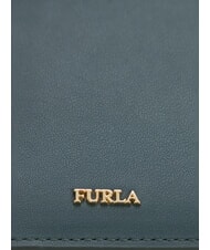 FURLA  Suport pentru insignă LINDA din piele ardezie - Portofele femei - 2