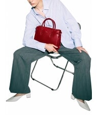 FURLA GARDENIA Geanta de mana din piele cu imprimeu Andromeda - Genți femei