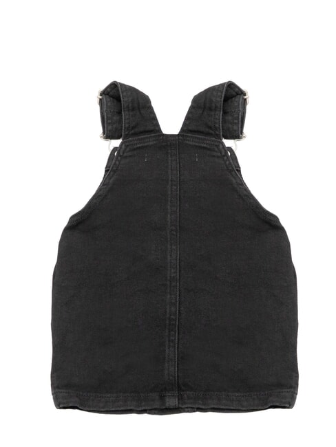 CK salopete din denim negru spălat - Pantaloni pentru copii