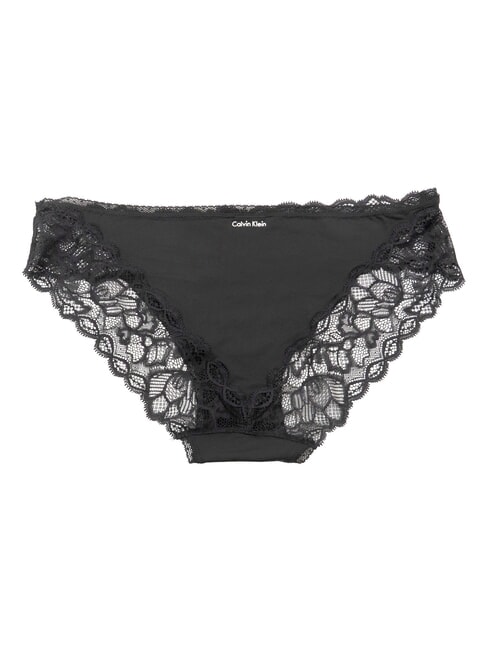 CK Chiloți din dantelă negru - Slip pentru femei