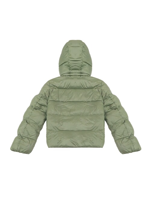 CK JEANS Jachetă de puf cu glugă cimbru - Jachete de puf pentru femei