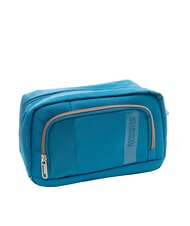 AMERICAN TOURISTER BLAZING RIDE Trusă de cosmetice cu buzunar frontal turcoaz/portocaliu - Truse de toaletă - 2