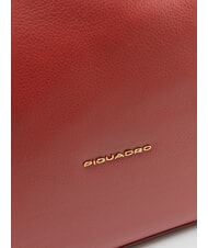 PIQUADRO W99  Shopper de umar, cu curea de umar RED - Genți femei - 3