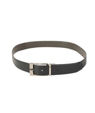 TRUSSARDI CLASSIC Curea din piele Saffiano, poate fi scurtată Gri &icirc;nchis / negru - Curele - 2