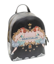 BRACCIALINI BRITNEY Rucsac cu buzunar dublu negru - Genți femei - 2