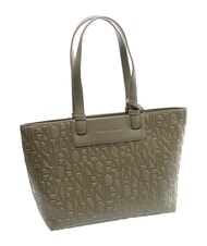 ARMANI EXCHANGE A|X ALL OVER Geantă de cumpărături de umăr savană - Genți femei - 2