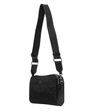 CALVIN KLEIN QUILTED NYLON Geantă de umăr mini, cu curea de umăr pe negru - Genți femei - 3