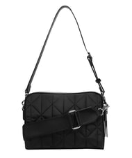 CALVIN KLEIN QUILTED NYLON Geantă de umăr mini, cu curea de umăr pe negru - Genți femei - 4