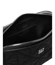 CALVIN KLEIN QUILTED NYLON Geantă de umăr mini, cu curea de umăr pe negru - Genți femei - 6