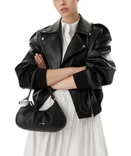 CALVIN KLEIN ENGRAVED HW Geantă de umăr pe negru - Genți femei - 2