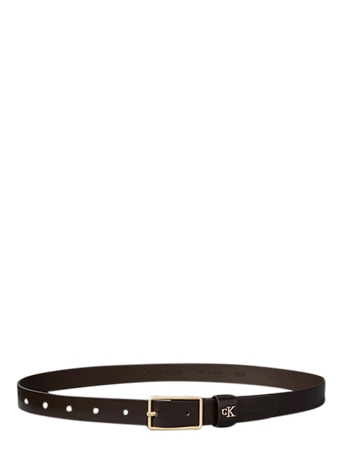 CLASSIC BUCKLE Curea de piele argint delicios/antic - Curele