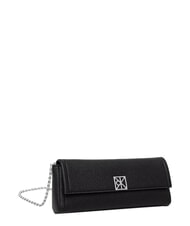 CALVIN KLEIN EMBLEM HW Geantă de ambreiaj, geantă de umăr pe negru - Genți femei - 3