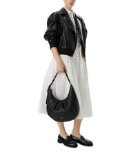 CALVIN KLEIN ENGRAVED HW Geantă de umăr pe negru - Genți femei - 2