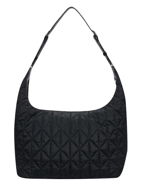 QUILTED NYLON Geantă de umăr pe negru - Genți femei
