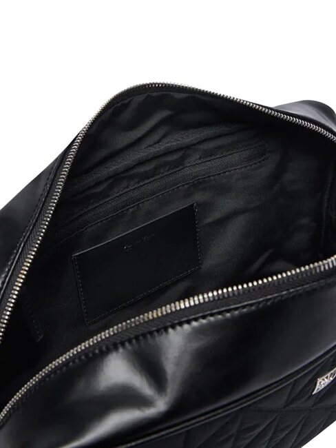 QUILTED NYLON Geanta de umăr pe negru - Genți femei