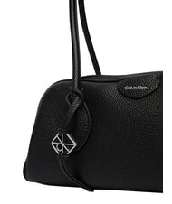 CALVIN KLEIN EMBLEM TRIO Geantă de umăr negru - Genți femei - 5