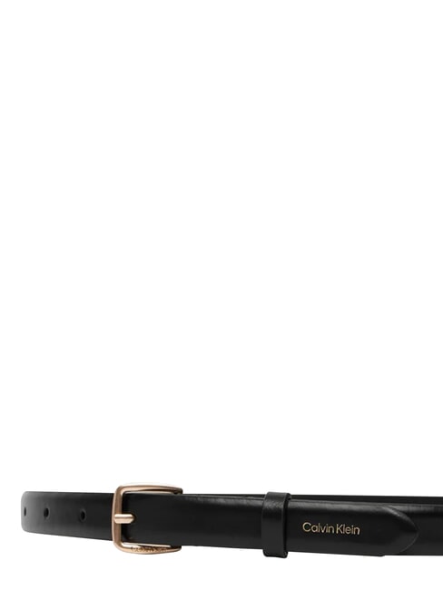 ESSENTIAL BUCKLE Curea de piele negru / auriu deschis antic - Curele