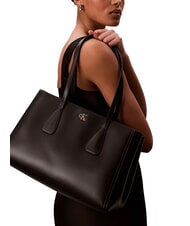 CALVIN KLEIN CK MEDIUM  Geanta de umăr pe negru - Genți femei - 2