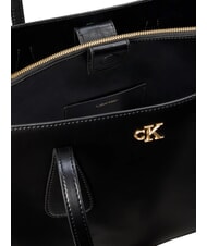 CALVIN KLEIN CK MEDIUM  Geanta de umăr pe negru - Genți femei - 4